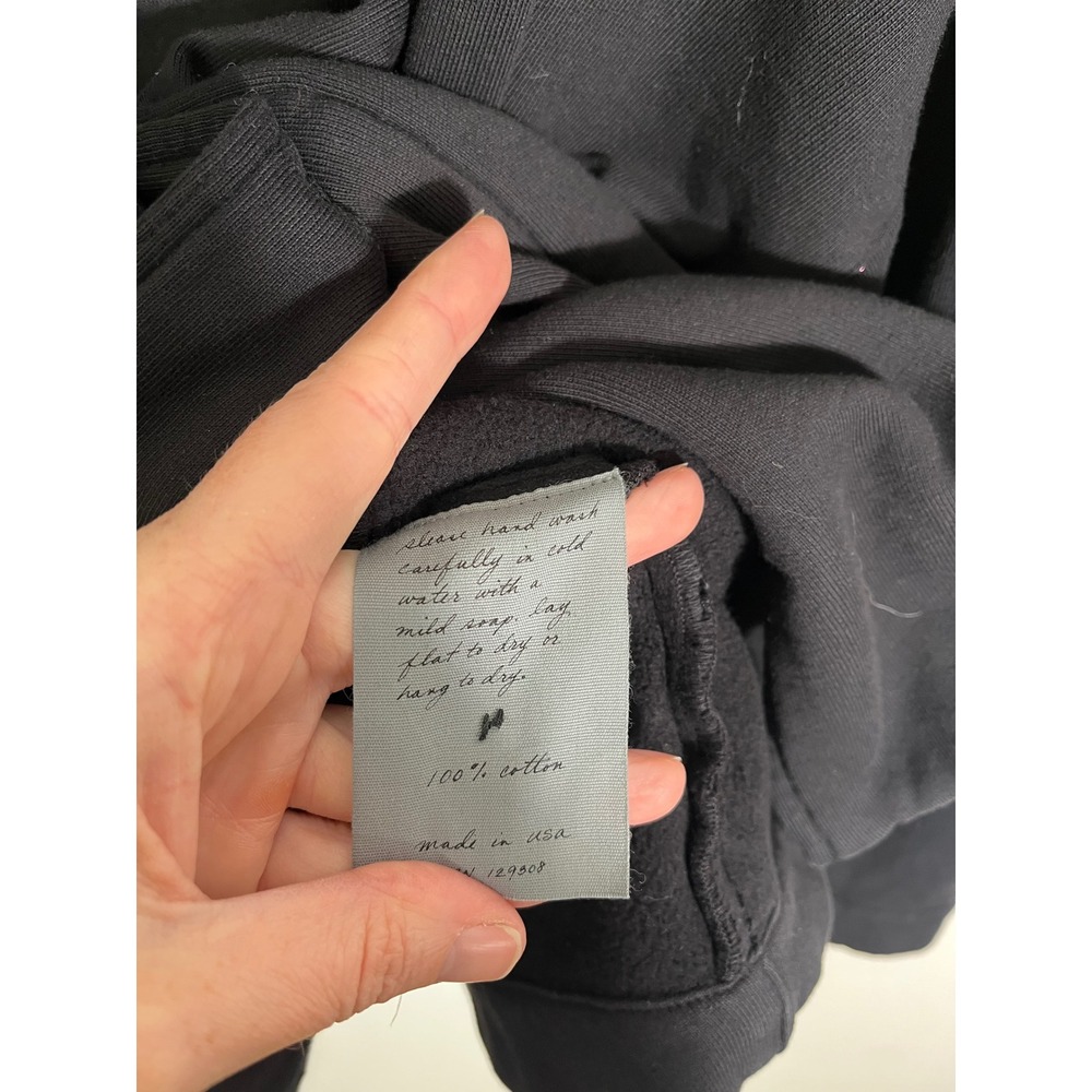 RAQUEL ALLEGRA Cozy Fleece Double Breasted Funnel Neck Jacket - Picture 8 of 10